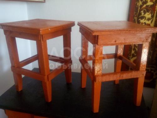 Продаю стол - парта ученический, стул деревянный, табуреты