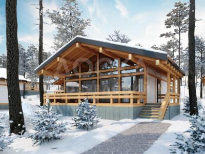 Продаю коттедж 3-ком. 69.43кв. м., этаж-1, стена другое, Выше гостиницы Каприз.