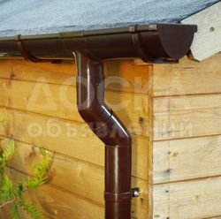 Водосточный полукруглый желоб пвх(отливы)