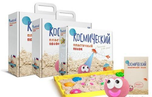 30 видов кинетического песка в наличии по цене от 400 сом