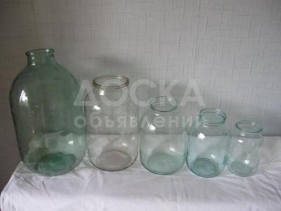 "Старая" посуда!    Продаю испытанные временем стеклянные банки советского производства -