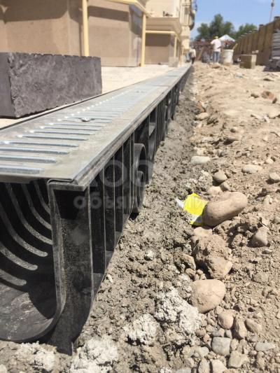 Поверхностные водоотводные лотки. Лоток