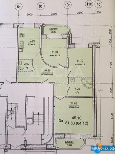 Продаю квартиру 3-ком., 50кв. м., этаж - 2/4, БИШКЕК.
