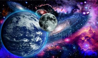 срочно продаю этот 3d натяжной потолок с изображением космоса