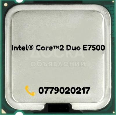 Процессоры LGA775

2х ядерные

Intel® Core™2 Duo E7500
