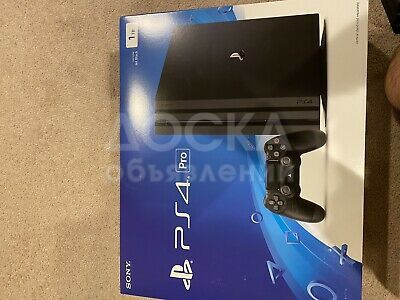 Sony Playstation 4 Pro 1TB Console Jet Black CUH-7215B 1 Controller