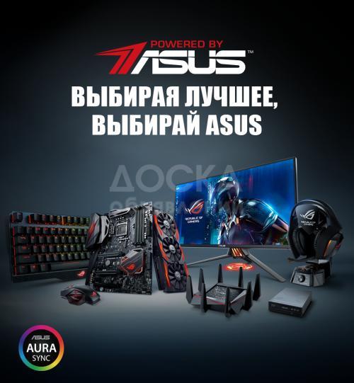 Мощный игровой компьютер белой сборки POWERED BY ASUS.