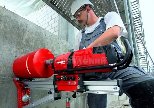 Алмазное бурение(сверление) железобетона и кирпича. Отверстия, проемы и др.