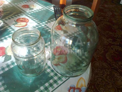 Банки стеклянные 3х и 1 литровые для консервации литровые
