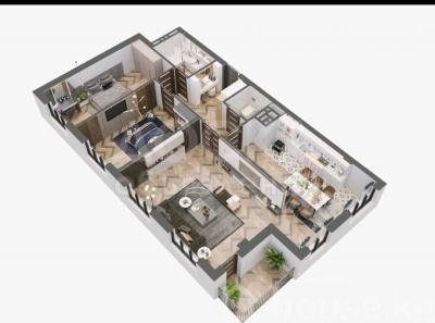 Продаю 3-комнатную квартиру, 102кв. м., этаж - 2/10, Абая 93Б.