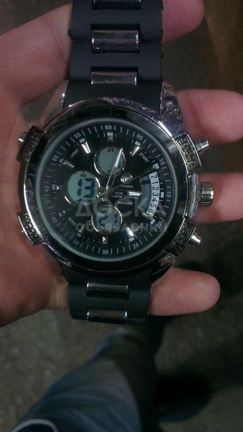 Часы водонепроницаемые противоударные электронные+аналогов 2 штук