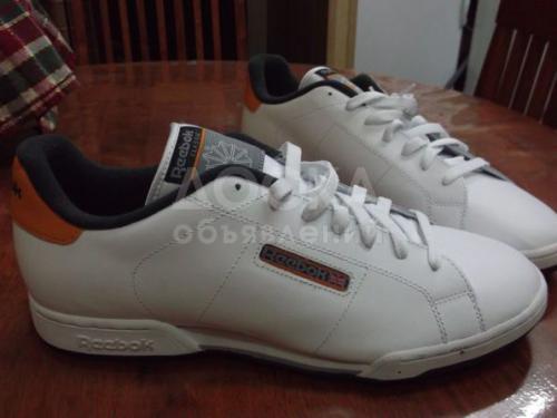 Кроссовки Reebok Classic. Белого цвета. Кожаные.