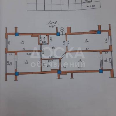 Продаю 3-комнатную квартиру, 84,5кв. м., этаж - 10/10, Джал магистраль.