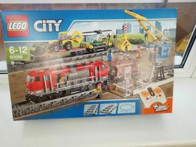 Lego city 60098 Heavy-Haul Train Мощный грузовой поезд