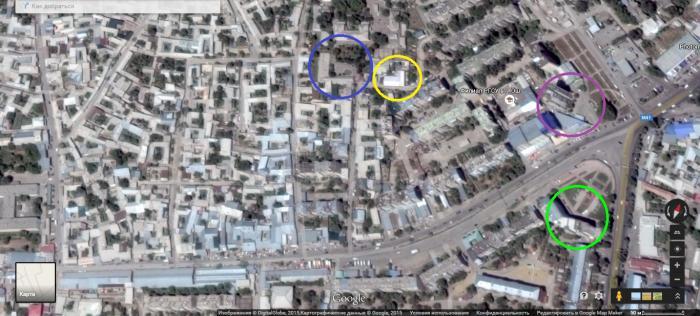 Продаю офисное помещение 285 м2кв. м., г. Ош, ул. Мира, 24 (см. карту).,