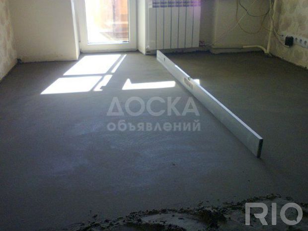 немецкое качество!полусухая стяжка пола!