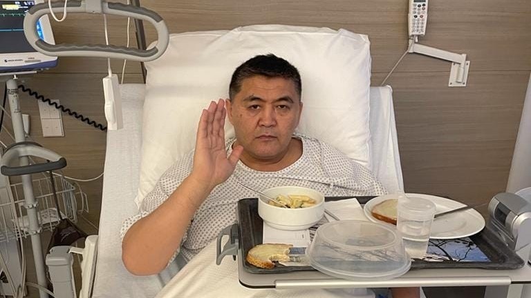 Камчыбек Ташиев после операции