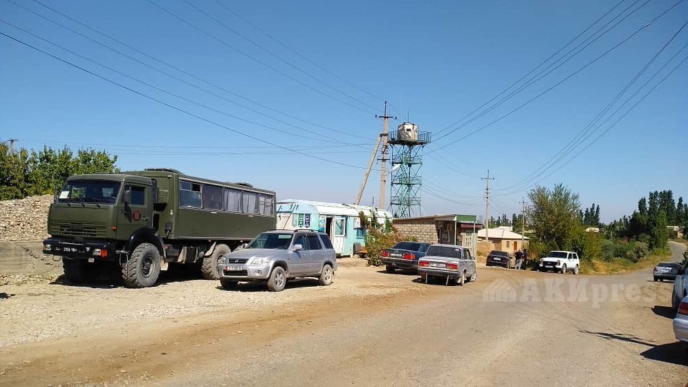 Металлическая наблюдательная вышка погранзаставы «Максат»