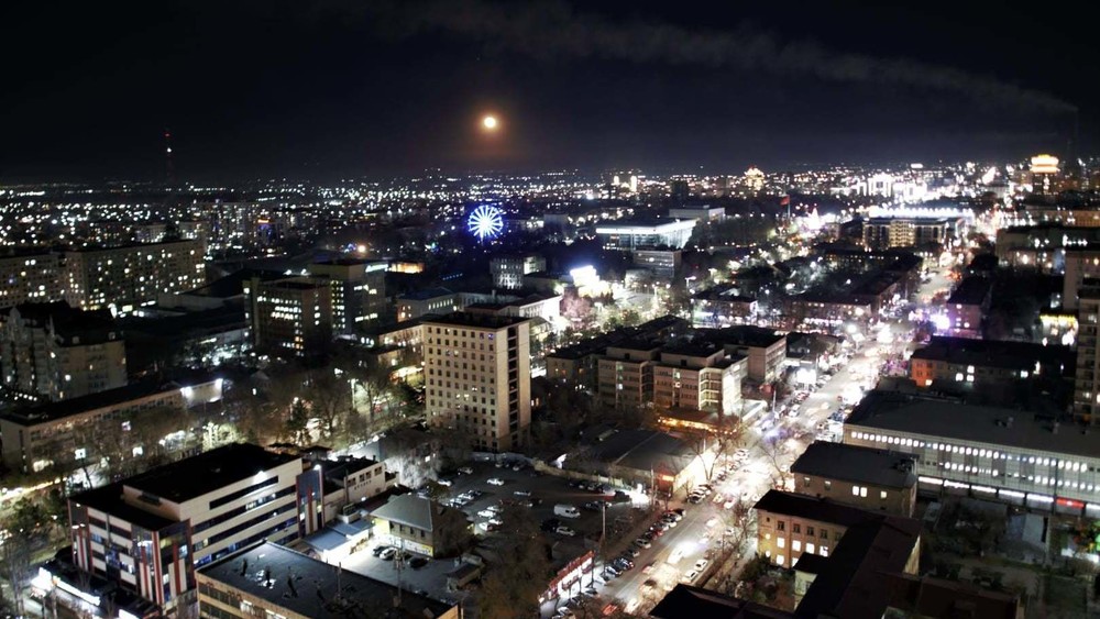 Ночной Бишкек