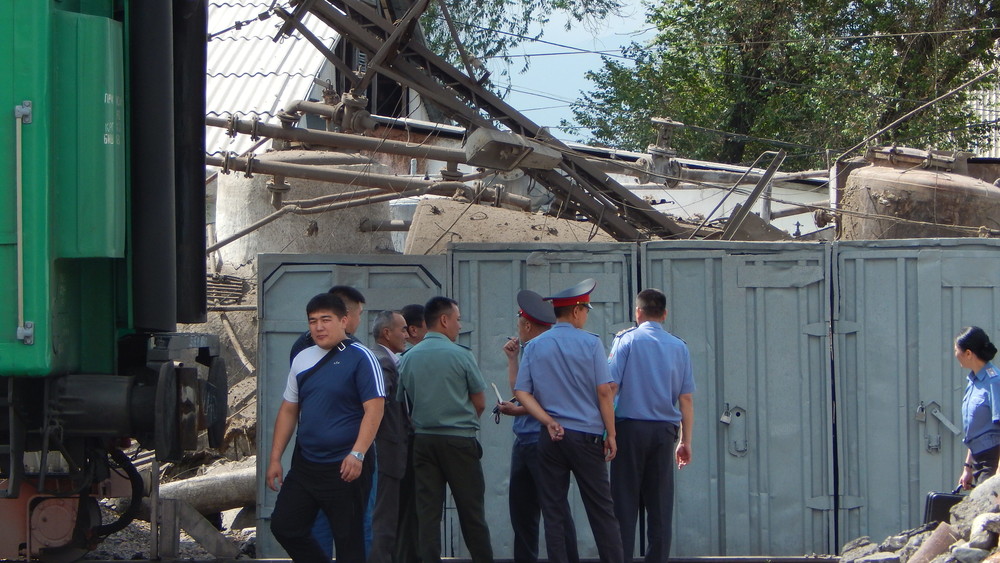 Место взрыва