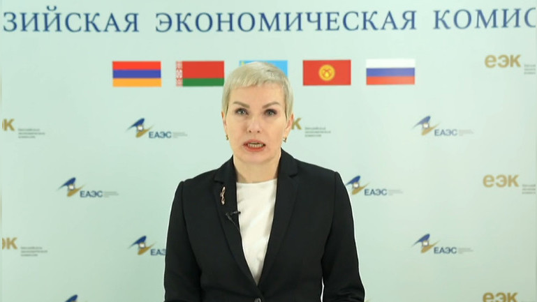 Официальный представитель Евразийской экономической комиссии Ия Малкина