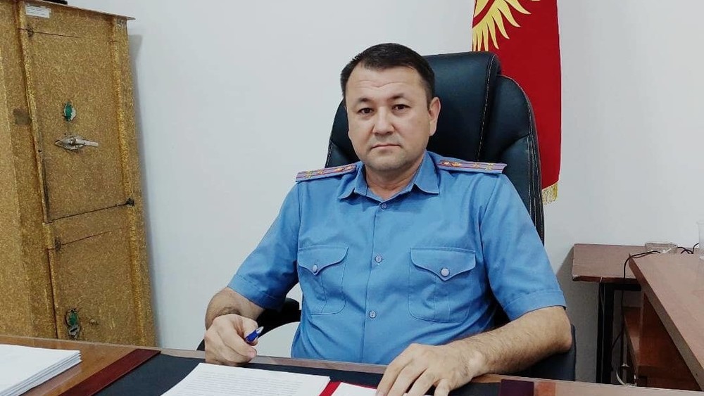 Начальник Ленинского РУВД Бактыбек Нарчаев