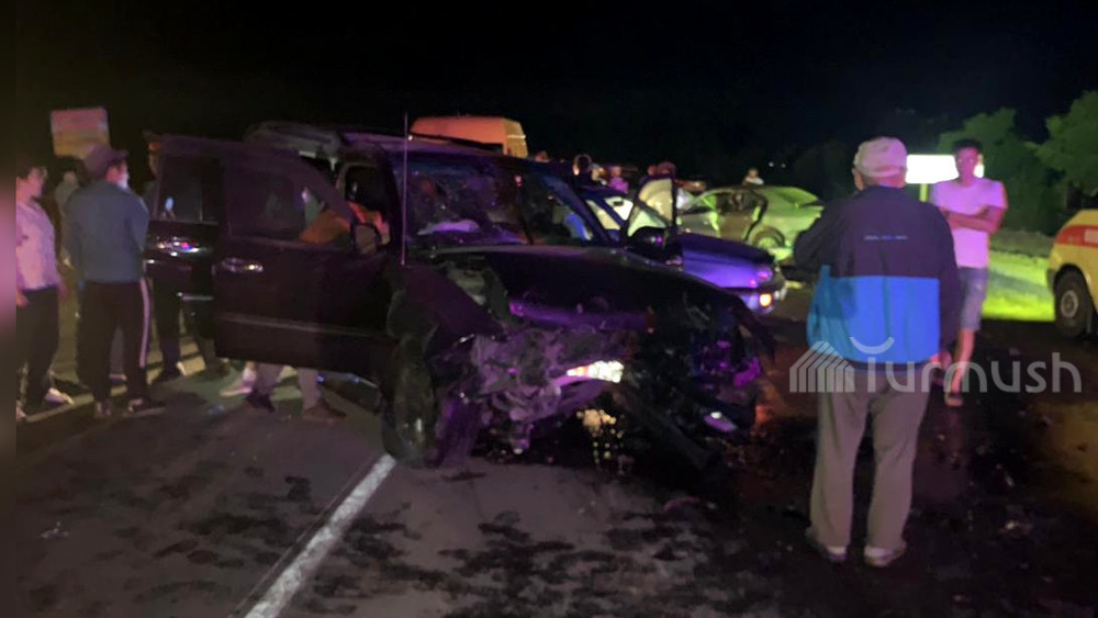 Кадры с места ДТП