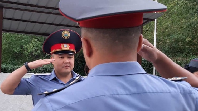 Начальник Первомайского РУВД Мирлан Ниязбеков