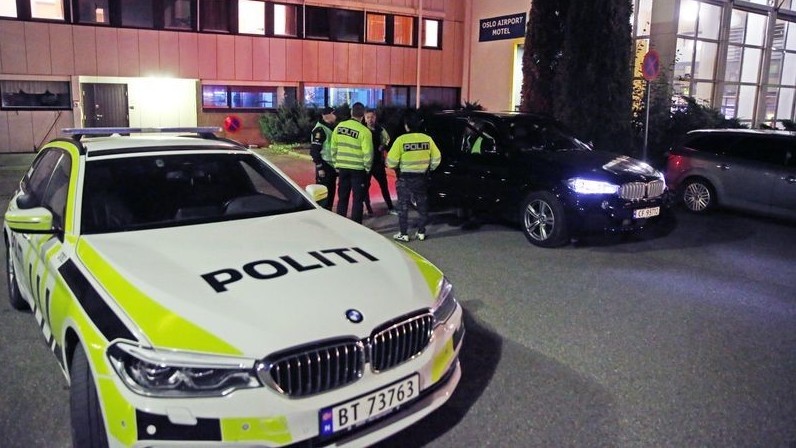 Мотель «Аэропорт Осло», где были задержаны нелегалы из СНГ