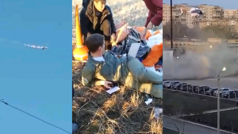 кадры видео очевидцев / Tengrinews