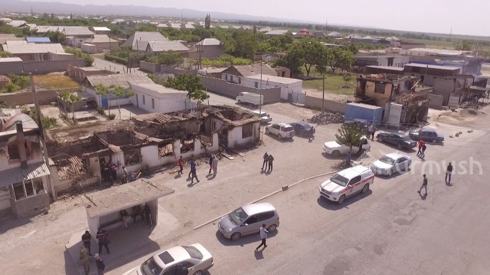 Баткендеги талкаланган айыл