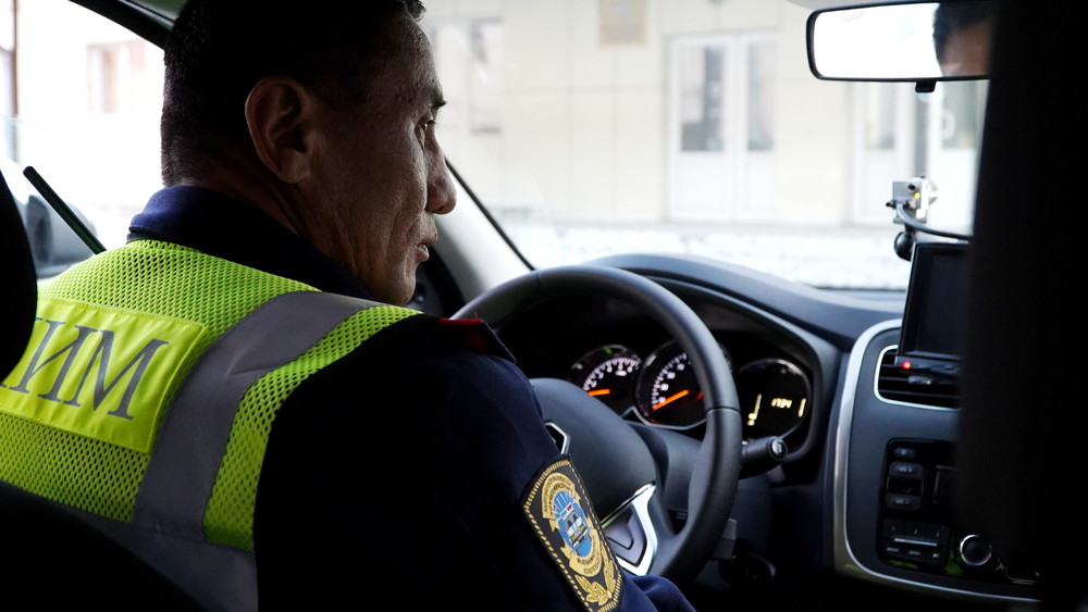 Сотрудник патрульной службы милиции