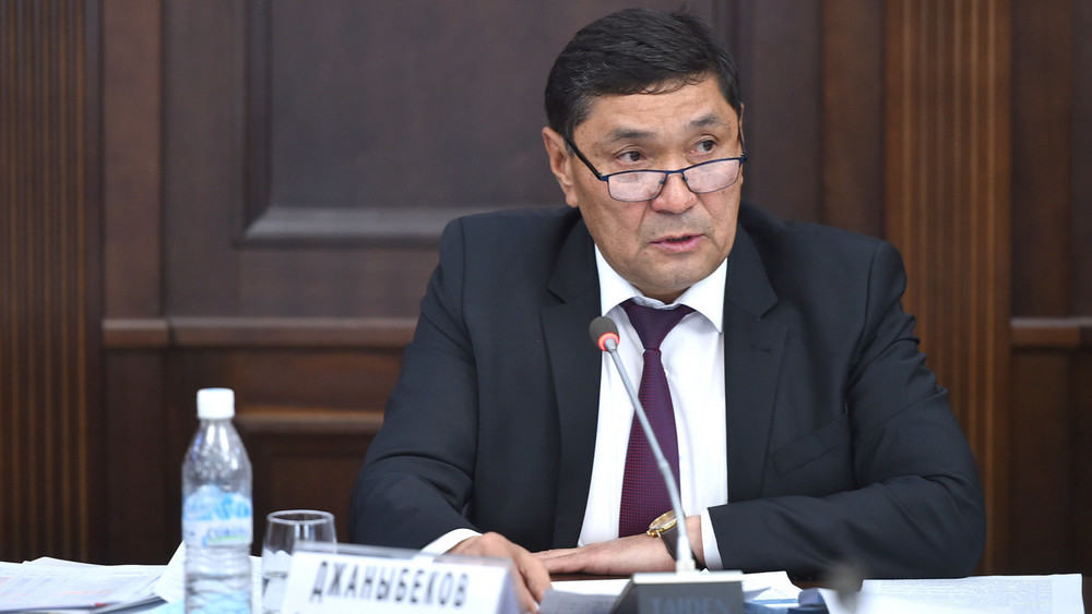 Министр сельского хозяйства Аскарбек Джаныбеков