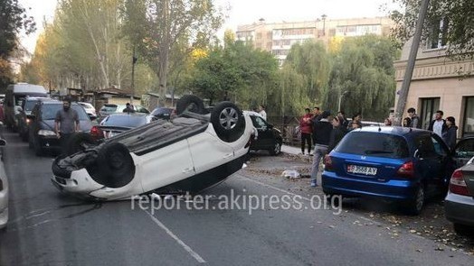 Кадры с места ДТП