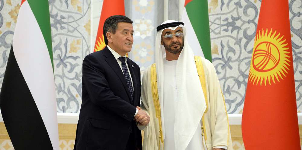 Сооронбай Жээнбеков и Мухаммед бин Заед Аль Нахайян