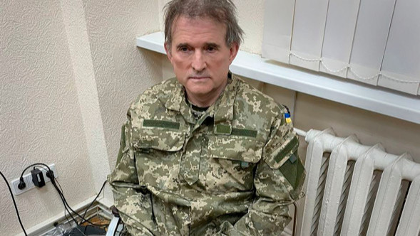 Виктор Медведчук (Фото: V_Zelenskiy_official / Telegram)