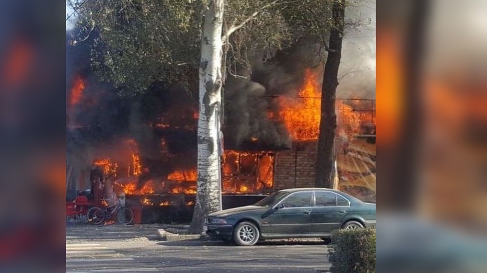 Во время пожара в «Антошке» // АКИpress