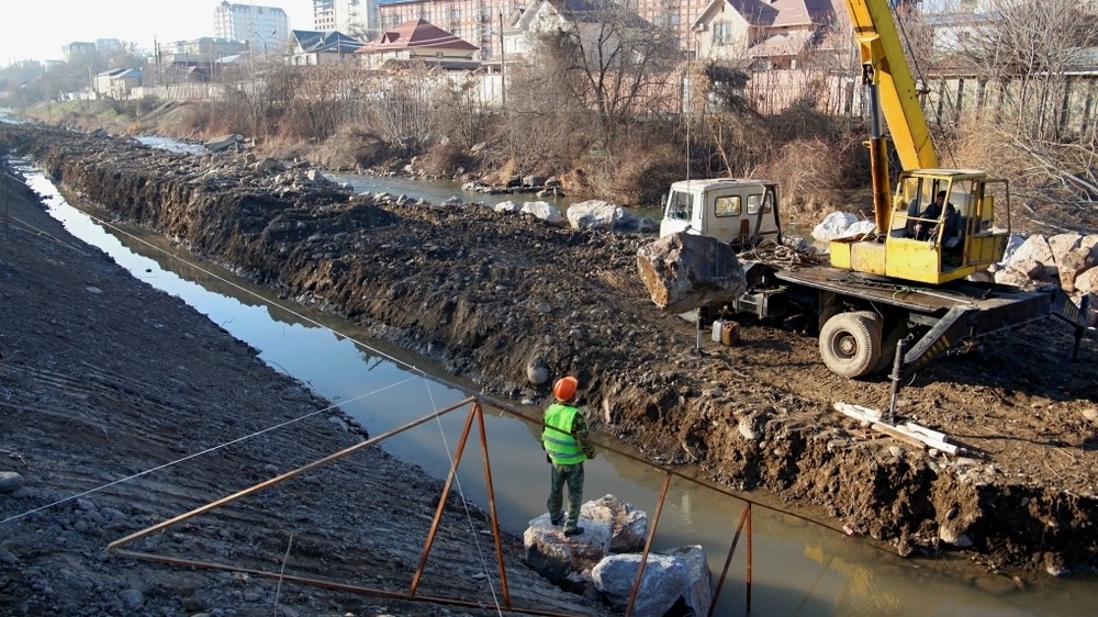 Река Ак-Буура, где проводили работы по облагораживанию