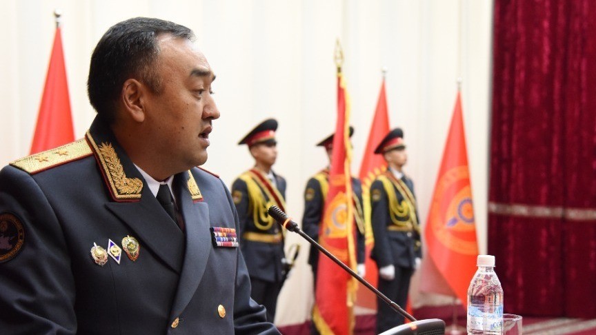 Глава МВД Улан Ниязбеков