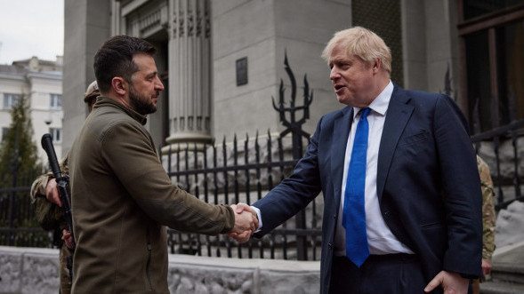 Владимир Зеленский и Борис Джонсон