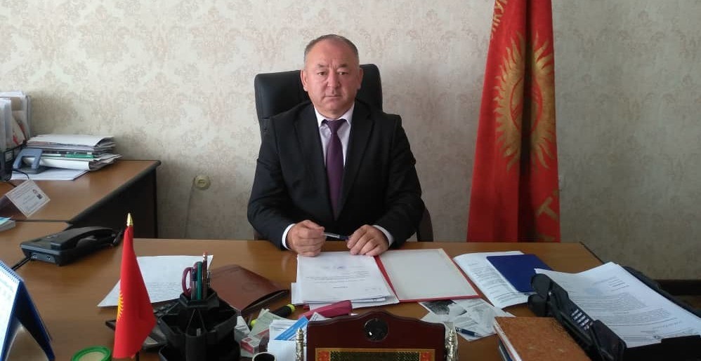 Мэр города Талас Айдар Жузупбеков
