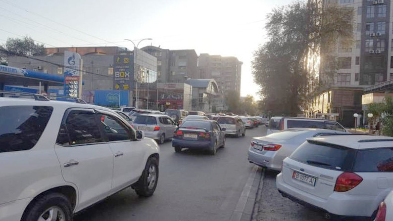 Пробки в Бишкеке