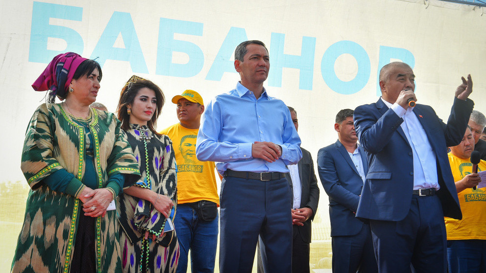 Выступление Омурбека Бабанова в Он-Адыре