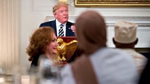 Дональд Трамп ооз ачыруу иш-чарасында