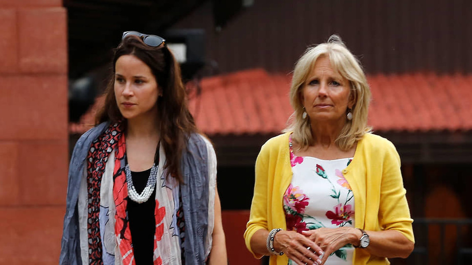 Джилл и Эшли Байден