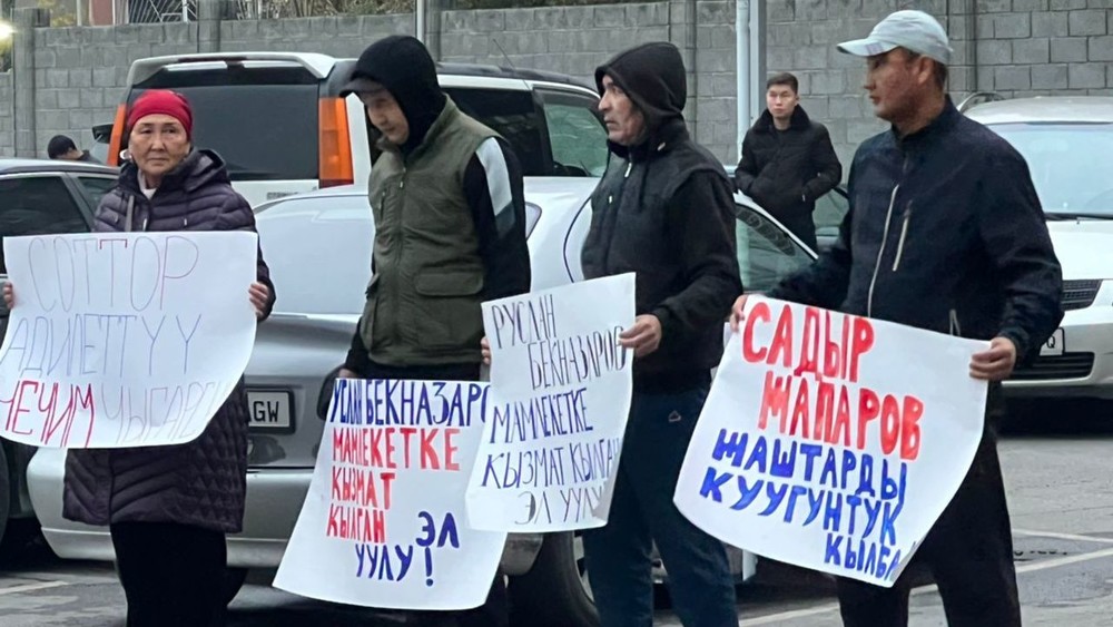 Митинг сторонников задержанных активистов