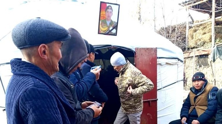 Похороны Арзыбека Шайырбек уулу