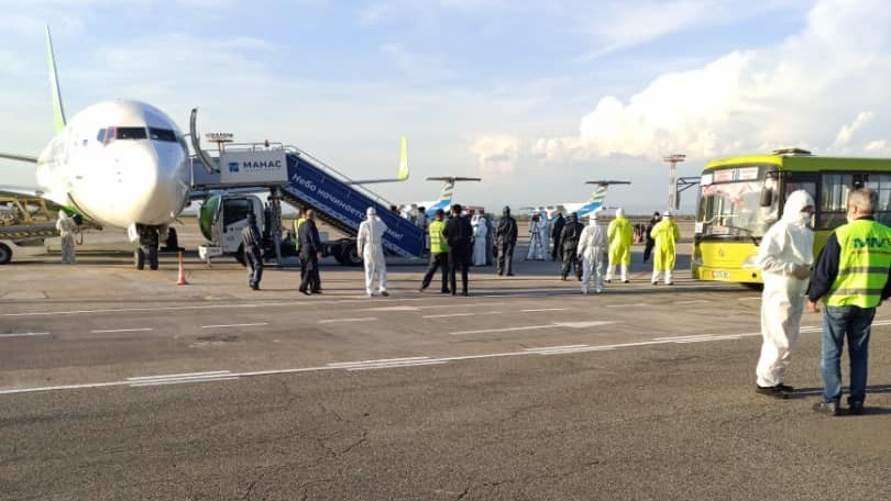 Встреча рейса из Новосибирска