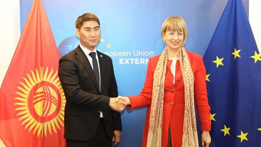 Чингиз Айдарбеков и Хельга Шмид