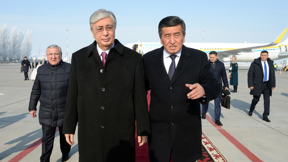 Касым-Жомарт Токаев и Сооронбай Жээнбеков